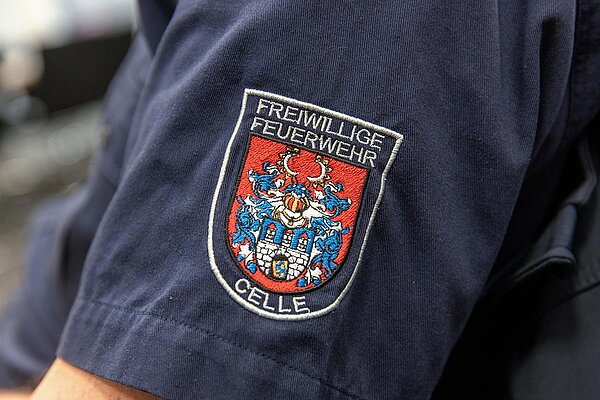 Das Wappen der Freiwilligen Feuerwehr Celle.